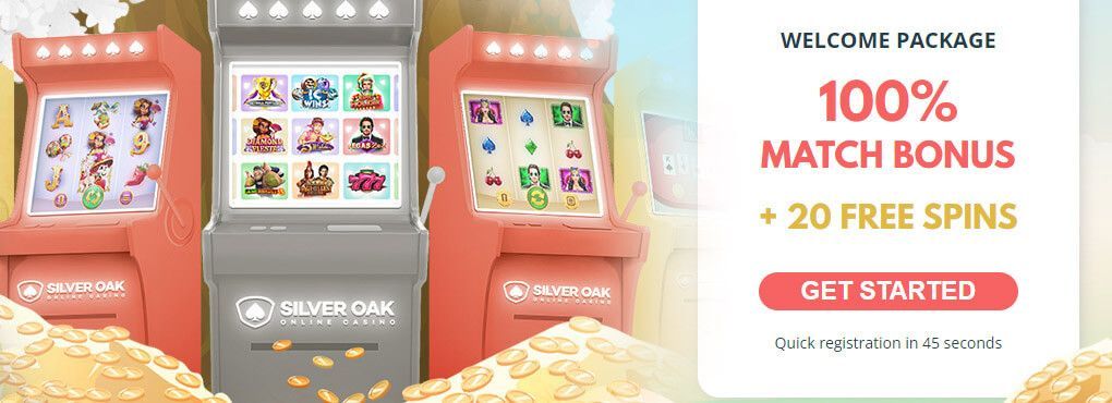 20 T-Rex Freespins at Silver Oak Mobile